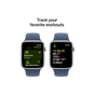 Смарт-годинник Apple Watch SE 2024 GPS 40mm Silver Aluminium Case with Denim Sport Band - M/L (MXED3QH/A) - зменшене зображення 6