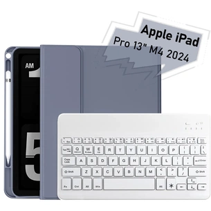 Чохол до планшета BeCover with keyboard Apple iPad Pro 13" M4 2024 Purple (713007) изображение 1