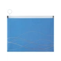 Папка на блискавці Axent zip-lock А5 Waves-2 (1498-41-A) - зменшене зображення 1