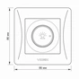 Світлорегулятор Videx BINERA 600Вт (VF-BNDM600-W) - уменьшенное изображение 6
