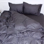 Постільна білизна MirSon SatinStripe 30-0012DarkGray 200х220 Євро (2200005251980) - зменшене зображення 3