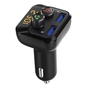 FM модулятор Grand-X 98GRX MegaBass, Bluetooth V5.0 MicroSD, 2USB , MegaBass, han (98GRX) - уменьшенное изображение 5