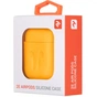 Чохол для навушників 2E для Apple AirPods Pure Color Silicone Imprint 1.5 мм Yellow (2E-AIR-PODS-IBSI-1.5-YW) - зменшене зображення 3