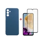 Чохол до мобільного телефона Dengos Samsung Galaxy M15 5G + Glass Blue (DG-KM-89) - зменшене зображення 1