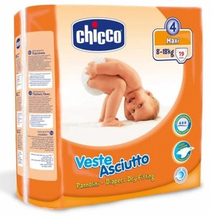 Підгузки Chicco Veste Asciutto Maxi 19 шт (06710.00) зображення 1