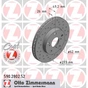 Гальмівний диск ZIMMERMANN 590.2802.52 - зменшене зображення 1