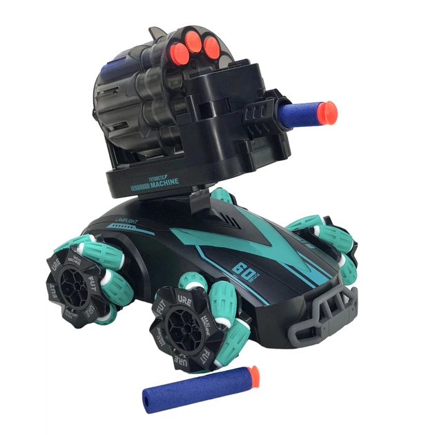 Радіокерована іграшка UFT Дрифтова машинка Танк-всюдихід Стріляє м'якими дротиками з підсвічуванням (UFTGC3) - picture 3