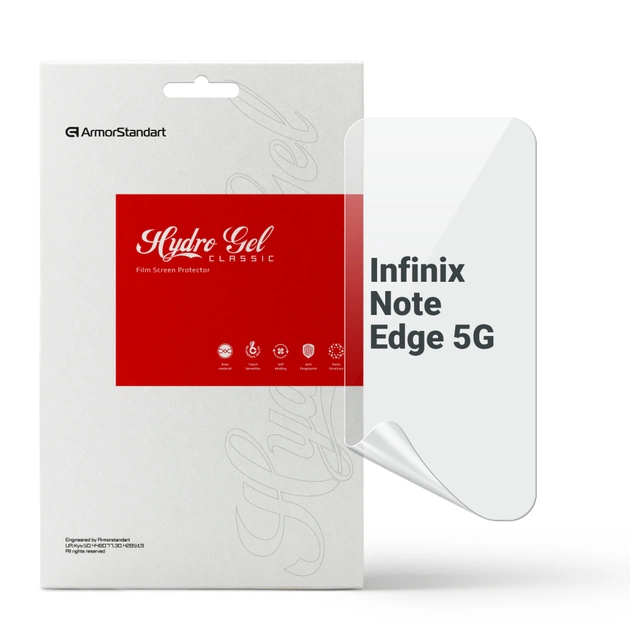 Пленка защитная Armorstandart hydrogel Infinix Note Edge 5G (ARM91516) - изображение 1