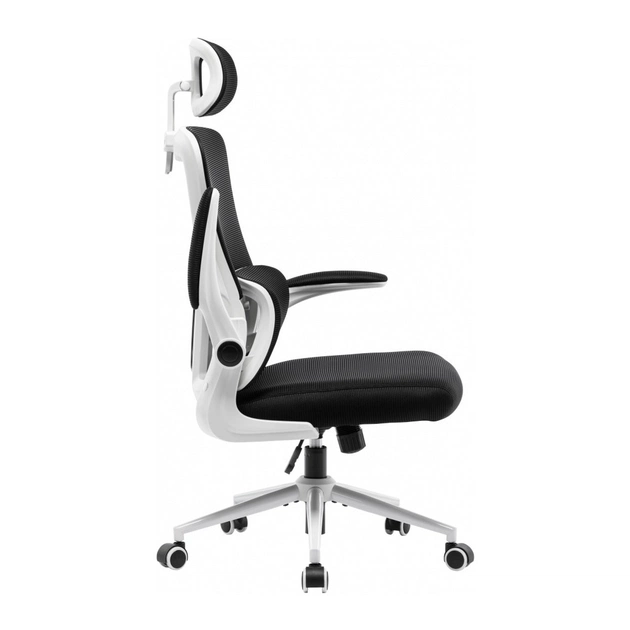 Офісне крісло GT Racer X-5728 White/Black - зображення 3