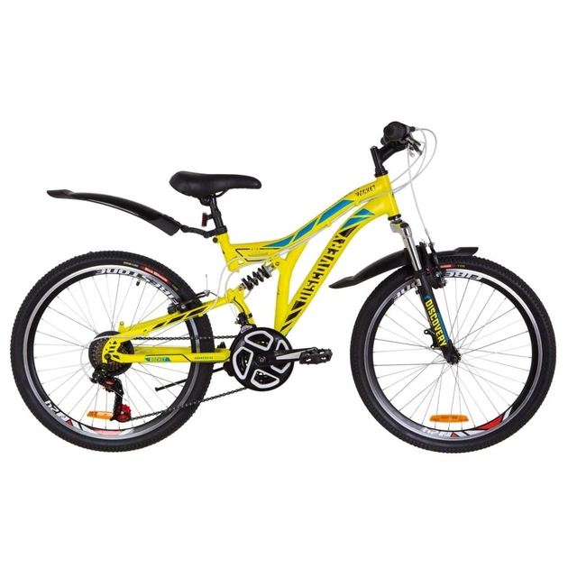 Велосипед Discovery 24" ROCKET AM2 Vbr рама-15" 2019 жовтий (OPS-DIS-24-142) - изображение 1