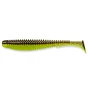 Силікон рибальський FishUP U-Shad 3" 203 - Green Pumpkin/Flo Chartreuse (9шт/уп) (1864.15.14) - зменшене зображення 1