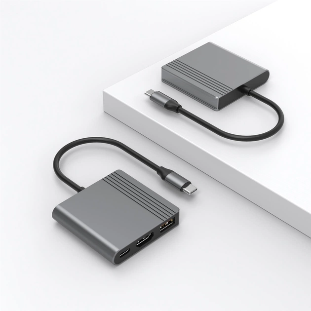 Док-станция Cablexpert USB-C 3-в-1 (A-CM-COMBO3-05) - изображение 1