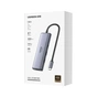 Концентратор Ugreen USB-C 6-in-1 2xUSB-A + 1xUSB-C PD100W + DisplayPort 4K60Hz + 1xRJ45 1000Mbps black (75643) - зменшене зображення 6