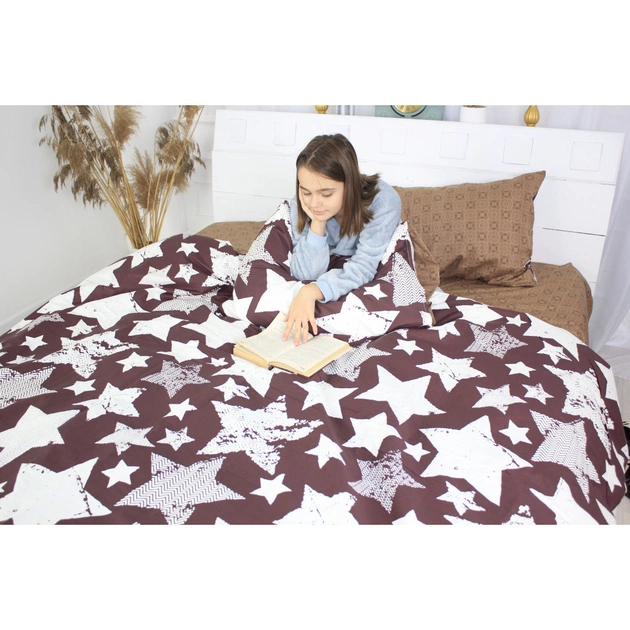 Простынь MirSon Сатин Premium 22-1255 Arasari 150х220 см (2200002954396) - изображение 4