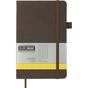 Книга записна Buromax Tweed 125x195 мм 96 аркушів в клітинку обкладинка зі штучної шкіри Сіра (BM.291163-09) - зменшене зображення 1