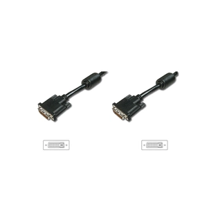 Кабель мультимедійний DVI M to DVI M 3.0m 24+1pin 2560x1600 30Hz black Digitus (AK-320101-030-S) зображення 1