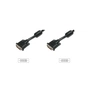 Кабель мультимедийный DVI M to DVI M 3.0m 24+1pin 2560x1600 30Hz black Digitus (AK-320101-030-S) - уменьшенное изображение 1