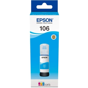 Контейнер з чорнилом Epson 106 cyan (C13T00R240) зображення 1