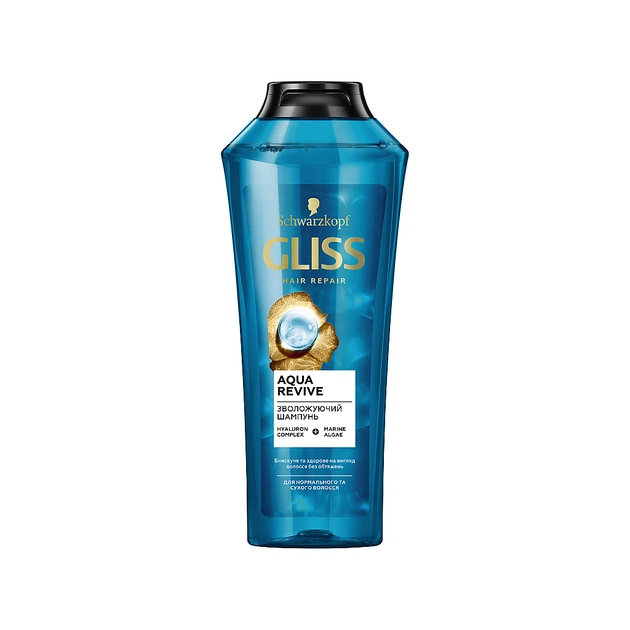 Шампунь Gliss Aqua Revive Moisturizing Shampoo 400 мл (9000101659214) - изображение 1