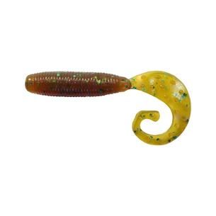 Силікон рибальський Reins Fat G-Tail Grub 2" 565 Motor Oil Green Flake (20 шт/уп.) (1552.03.45) зображення 1