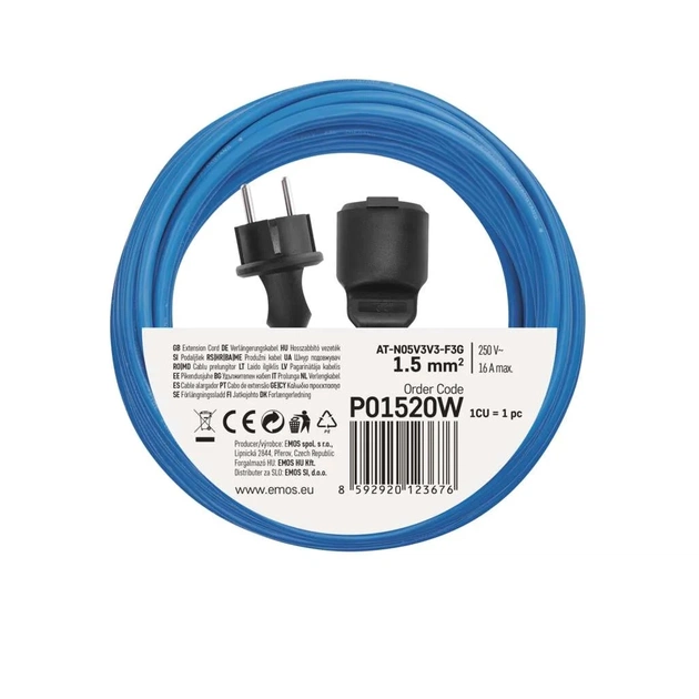 Мережевий подовжувач EMOS P01520W - picture 7