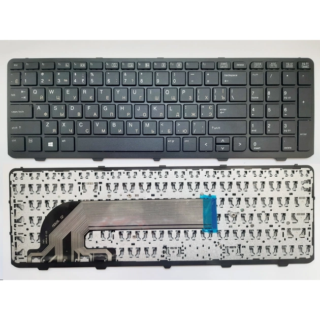 Клавіатура ноутбука HP ProBook 450/470 G0,450/455/470 G1,450/455/470 G2 черная с че (A46095) - зображення 1