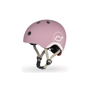 Шолом Scoot&Ride пастельно-бузковий з ліхтариком 45-51см (SR-181206-WILDBERRY) picture 1