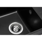 Мийка кухонна GRANADO PALMA black shine (gr2001) - зменшене зображення 4