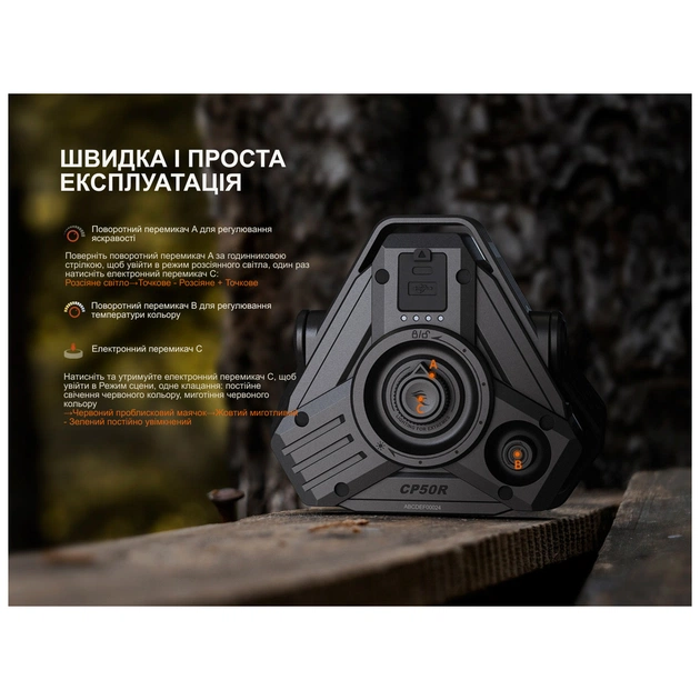 Ліхтар Fenix CP50R - picture 9