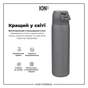 Пляшка для води ION8 OneTouch Vacuum Insulated 500 мл Grey (I8TS500GRY) - зменшене зображення 6