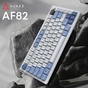Клавіатура Ajazz AF82 Wireless/Bluetooth/USB UA Black/White (AF82-BW) - зменшене зображення 6