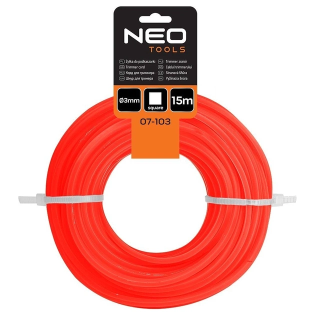 Жилка косильна Neo Tools 3мм, 15м (07-103) - picture 5