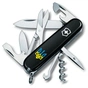 Ніж Victorinox Climber Ukraine Black "Тризуб Жовто-Блакитний" (1.3703.3_T0016u) - зменшене зображення 1