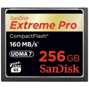 Карта пам'яті SanDisk 256Gb Compact Flash eXtreme Pro (SDCFXPS-256G-X46) зображення 1