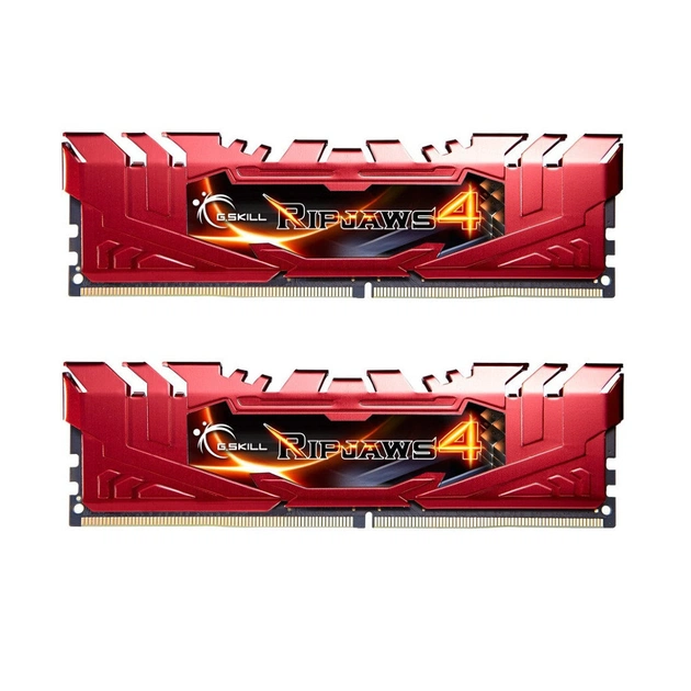 Модуль пам'яті для комп'ютера DDR4 16GB (2x8GB) 2400 MHz Ripjaws G.Skill (F4-2400C15D-16GRR) - зображення 1