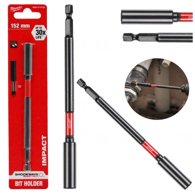 Тримач для біт Milwaukee магнітний ShW1/4, 152мм (4932471822) - picture 3