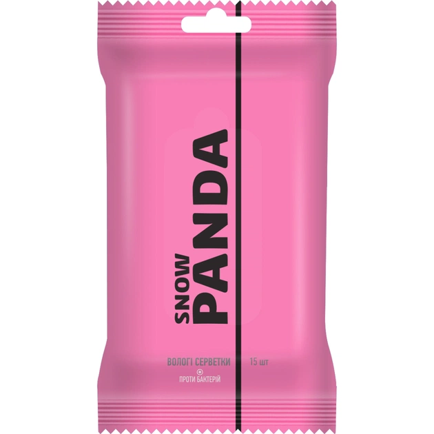 Вологі серветки Сніжна Панда Сакура 15 шт. (4823019008708) - picture 1