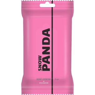 Вологі серветки Сніжна Панда Сакура 15 шт. (4823019008708) изображение 1