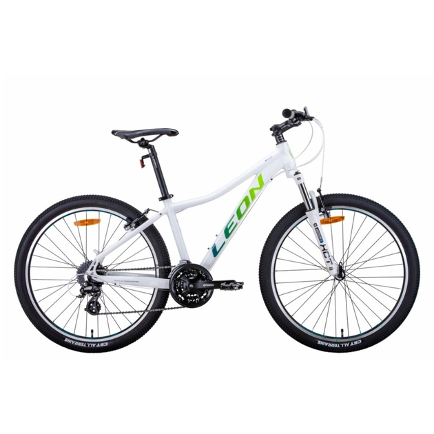 Велосипед Leon 26" HT-LADY рама-15" 2021 White/Blue (OPS-LN-26-069) - изображение 1