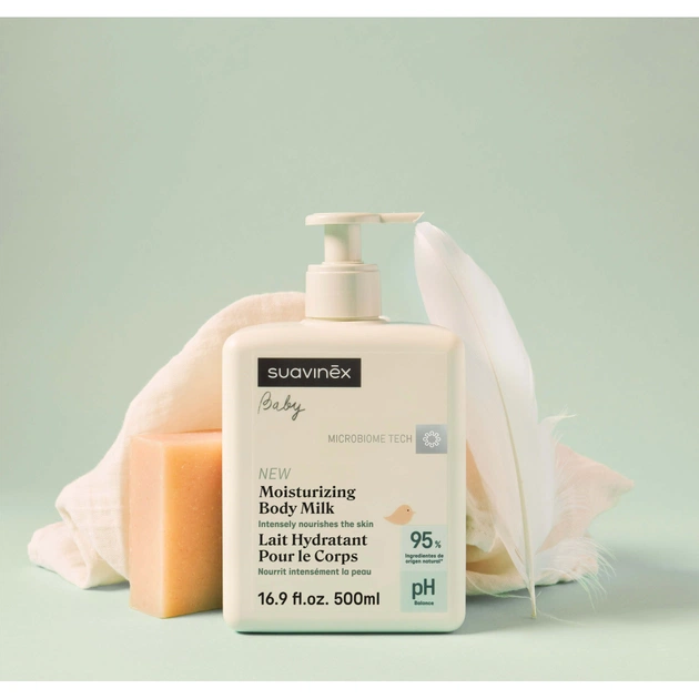 Дитяче молочко Suavinex зволожуюче для тіла, 500 мл (308880) - picture 3