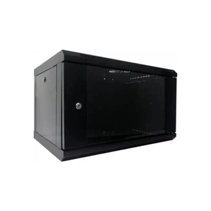 Шафа настінна Hypernet 4U 19" 600x600 (WMNC66-4U-FLAT-BLACK) зображення 1