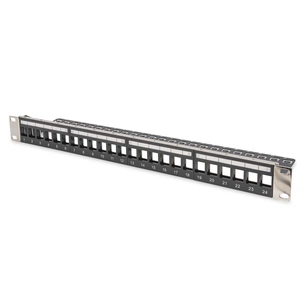 Патч-панель 19" 1U 24 порти набірна Kyestone Digitus (DN-91411-LF) зображення 1