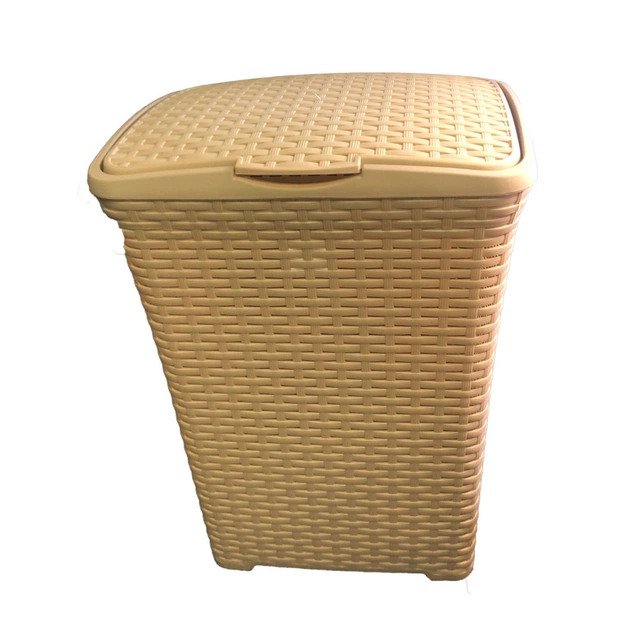 Кошик для білизни Консенсус Ротанг Бежевий 50 л (Консенсус/беж 50 л) - picture 1