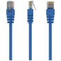 Патч-корд 0.5м, UTP, cat.5e, CCA, blue Cablexpert (PP12-0.5M/B) - зменшене зображення 1