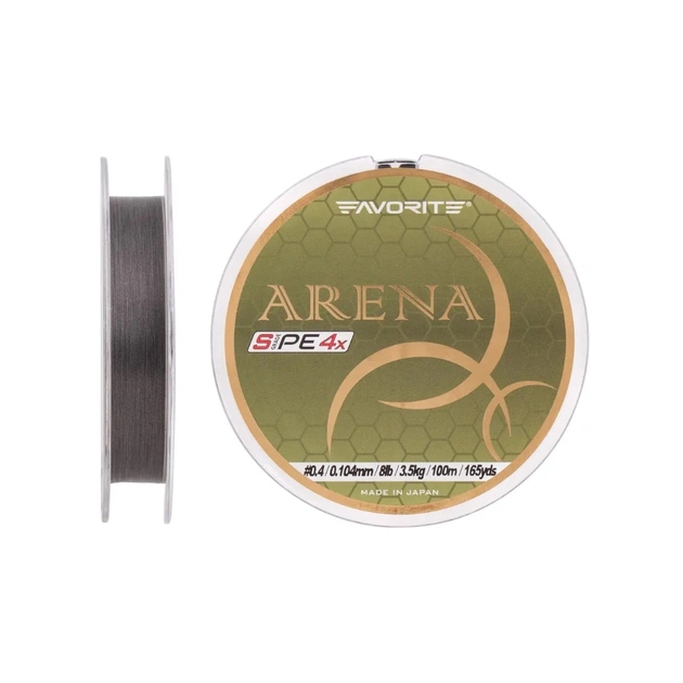 Шнур Favorite Arena PE 100m (silver gray) #0.4/0.104mm 8lb/3.5kg (1693.10.95) - изображение 1