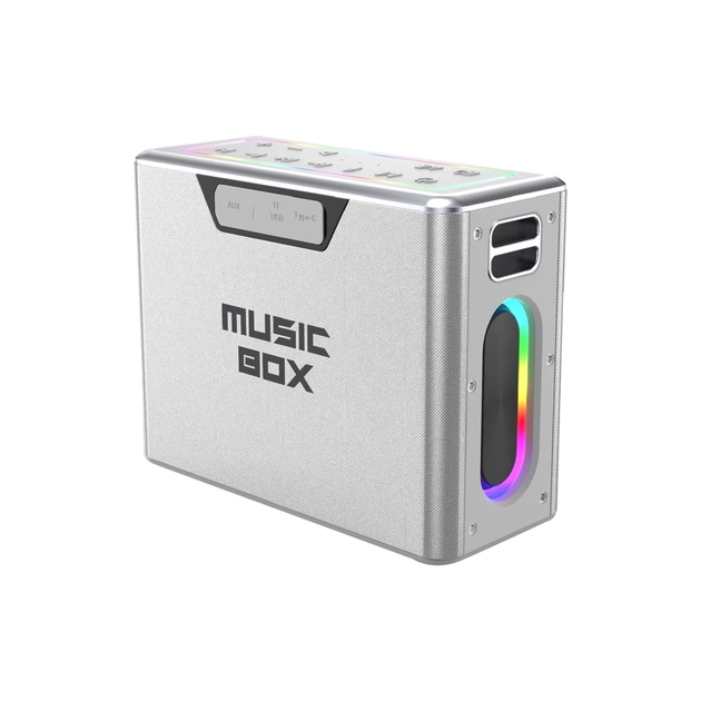Акустична система HiFuture MusicBox 100W Silver (musicbox.silver) - зображення 1