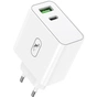 Мережевий зарядний пристрій SkyDolphin SC10 High Power PD 65W+QC3.0 White (SDMZP-000188) - зменшене зображення 2