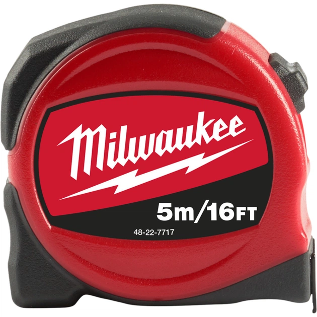 Рулетка Milwaukee SLIMLINE S5-16/25, 5 м/16" (48227717) - изображение 1