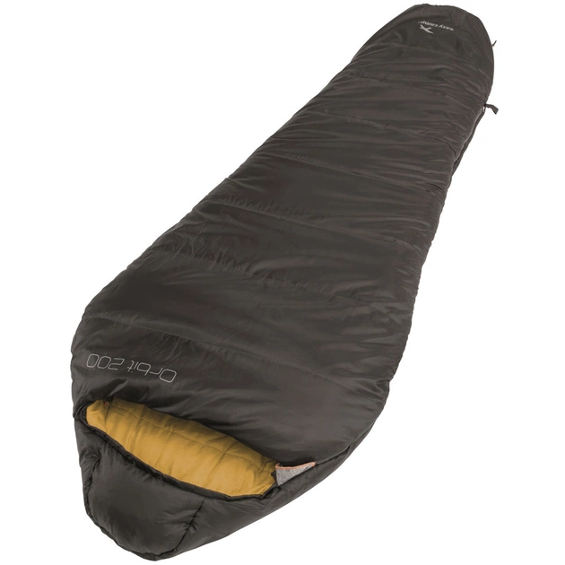 Спальний мішок Easy Camp Orbit 200/-1°C Black (Right) (928489) - зображення 1