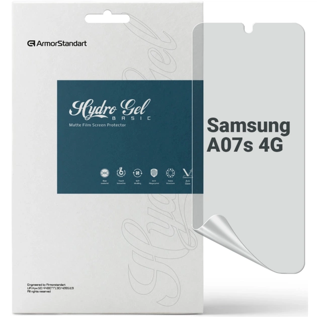 Плівка захисна Armorstandart Matte hydrogel Samsung A07s 4G (ARM93768) - зображення 1